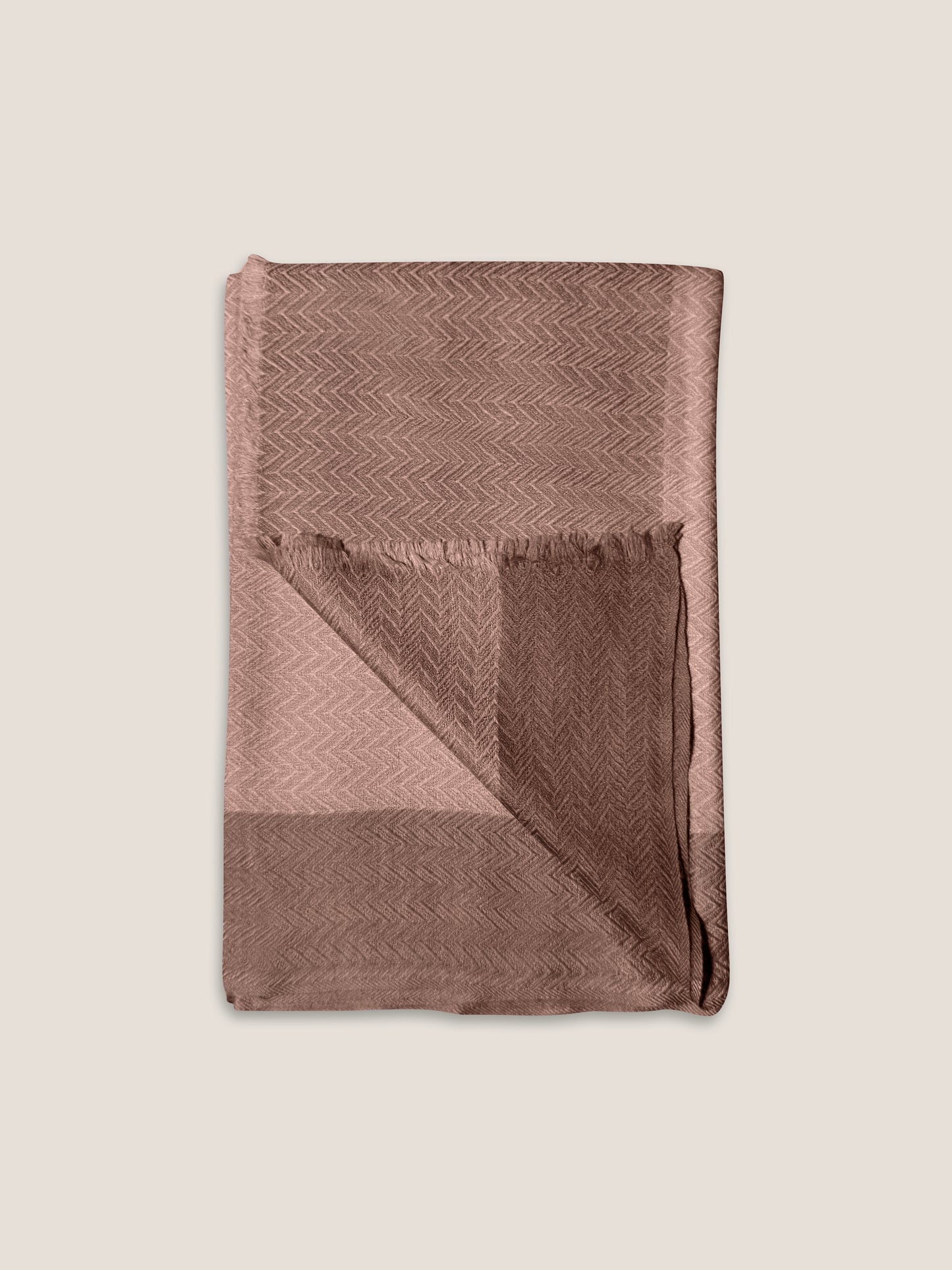 Fusion Elements - Pink-Brown, 100% Feinstes Pashmina-Kaschmir