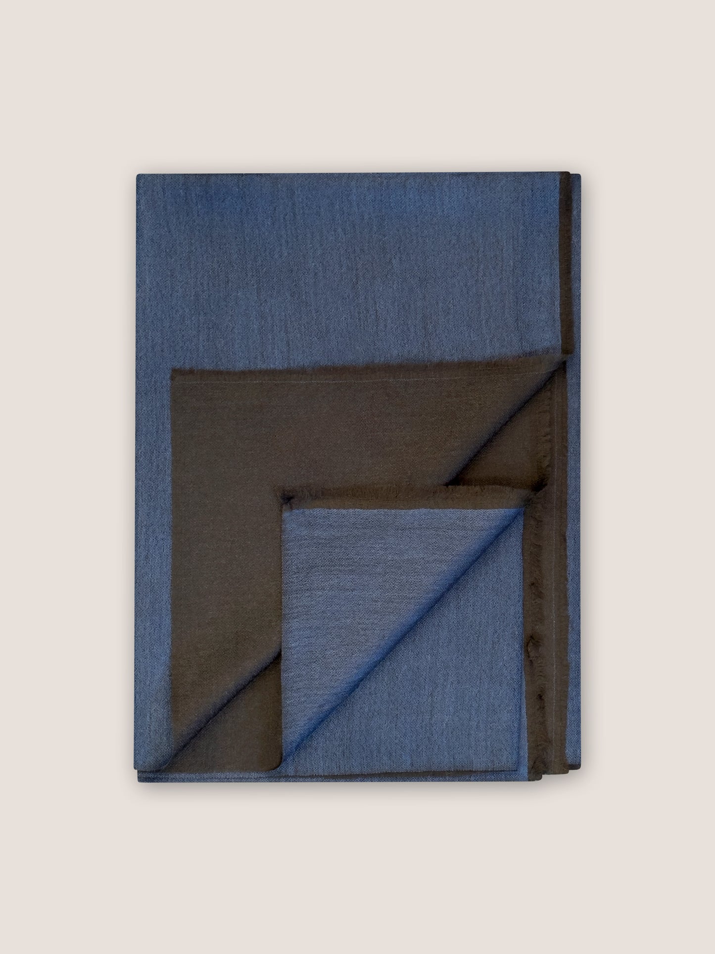 Double Essence - Navy-Black, 100% Kaschmir Schal