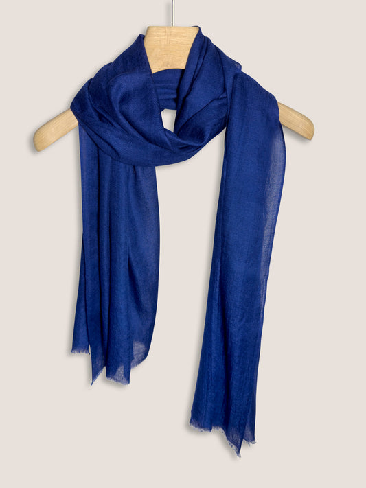 Essence of Color - Royal Blue, 100% Feinstes Pashmina-Kaschmir