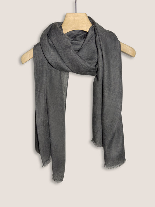 Essence of Color - Dark Gray, 100% Feinstes Pashmina-Kaschmir