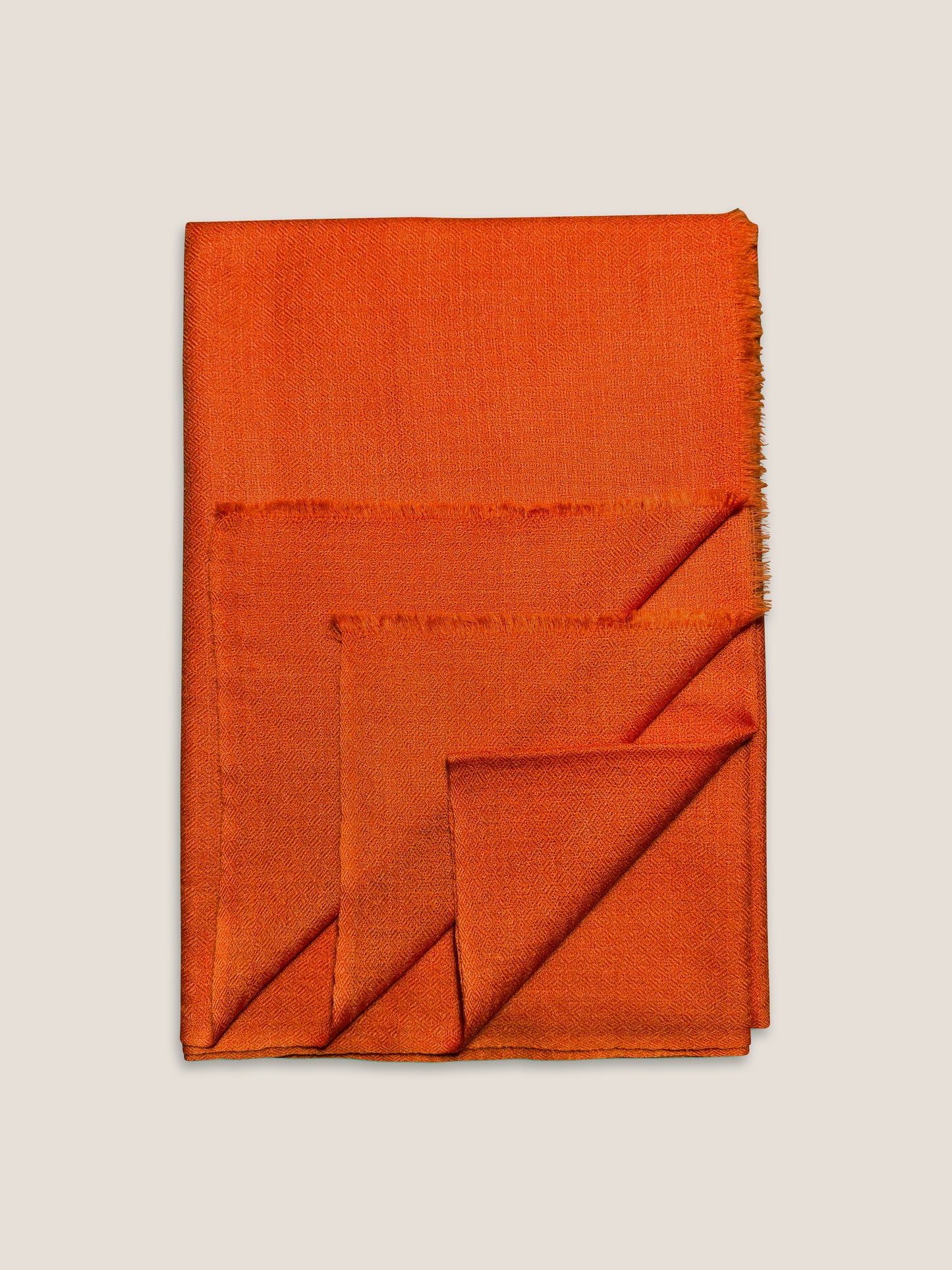 Essence of Color - Orange, 100% Feinstes Pashmina-Kaschmir