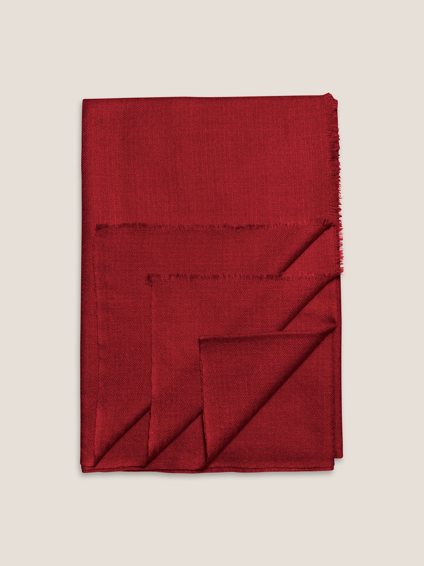 Essence of Color - Dark Red, 100% Feinstes Pashmina-Kaschmir