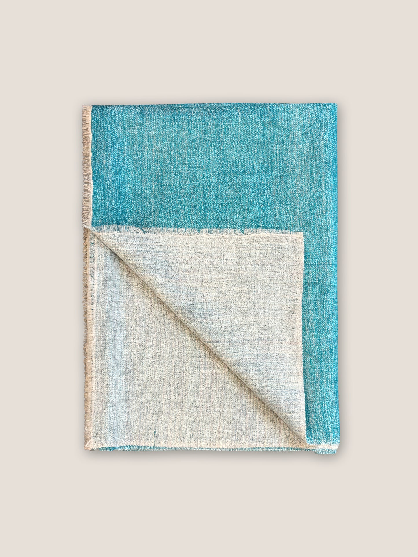 Double Essence - Turquoise-Aqua, 100% Kaschmir Schal