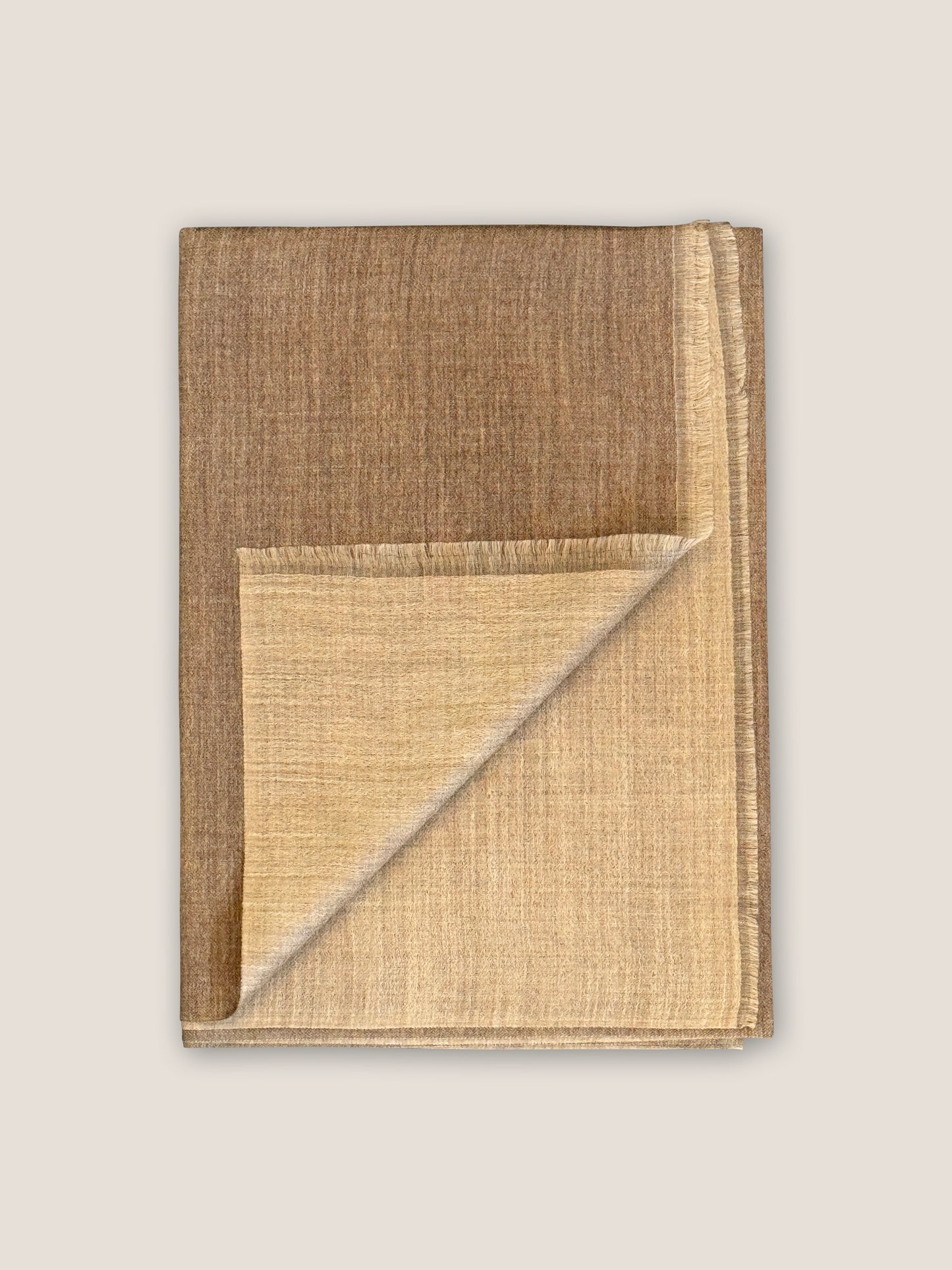 Double Essence - Cappuccino-Sand, 100% Kaschmir Schal