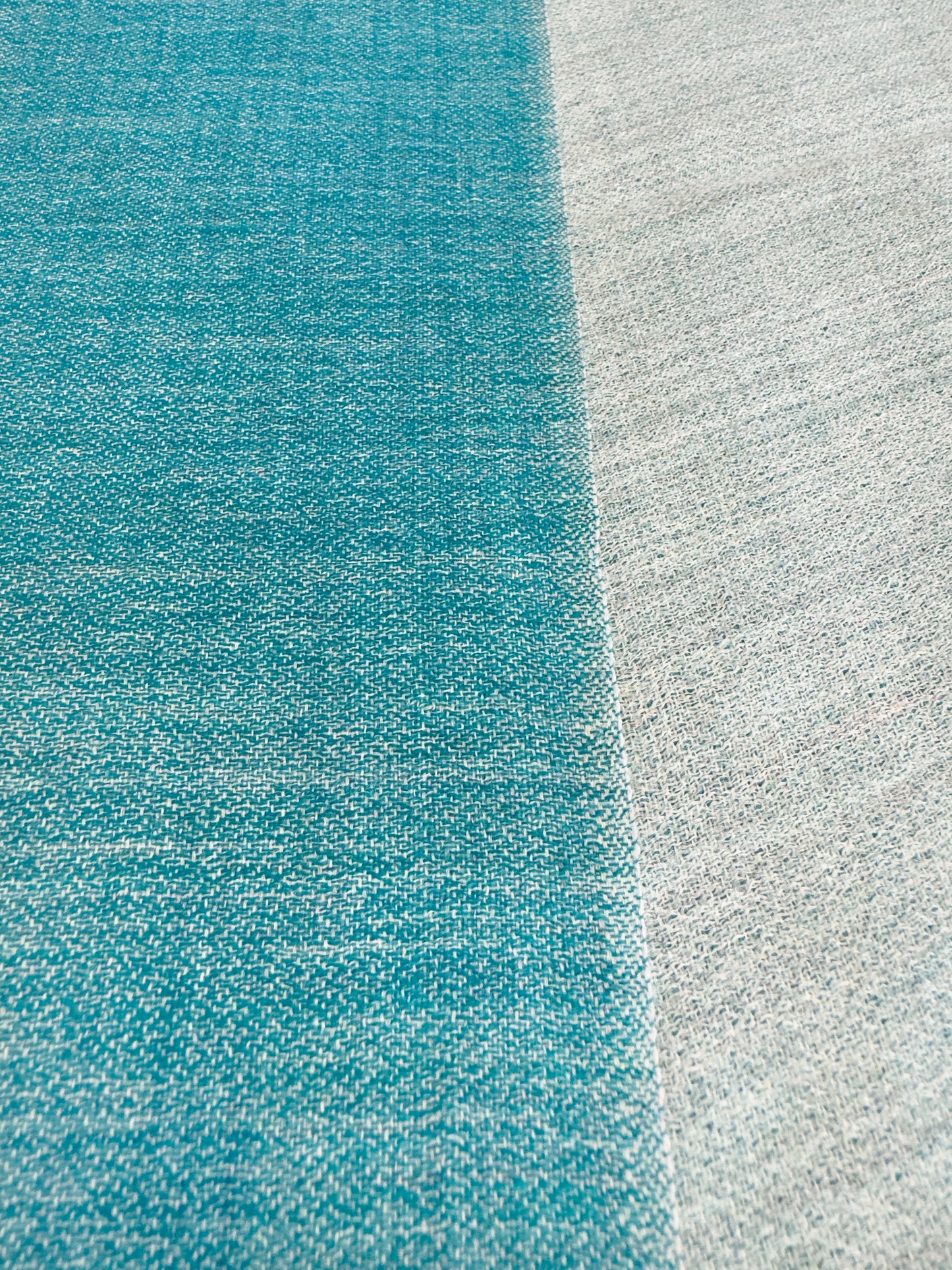 Double Essence - Turquoise-Aqua, 100% Kaschmir Schal