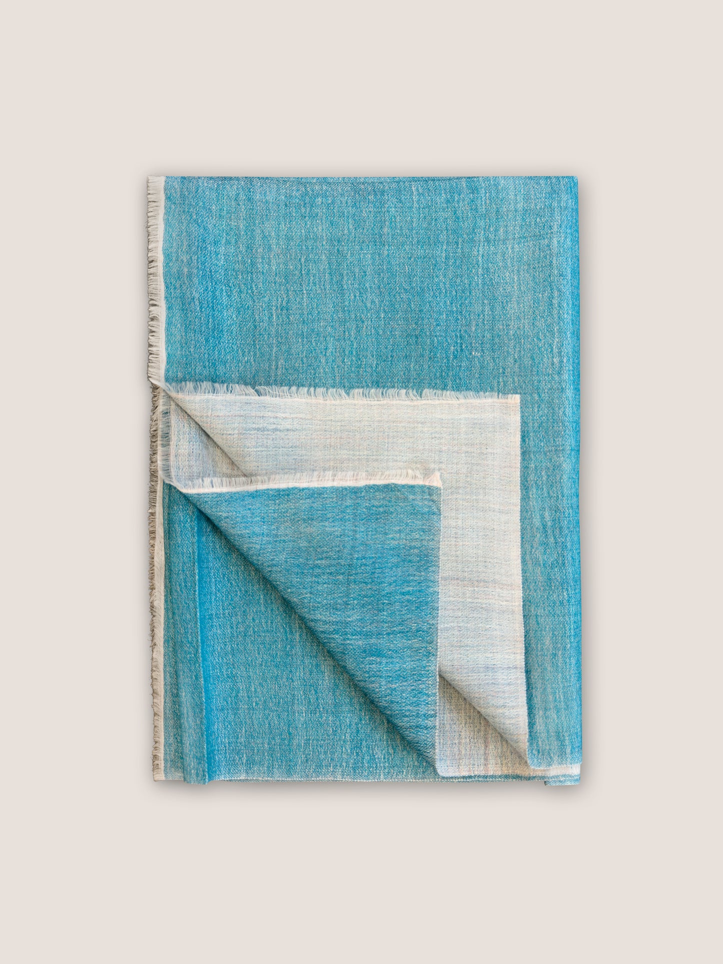 Double Essence - Turquoise-Aqua, 100% Kaschmir Schal