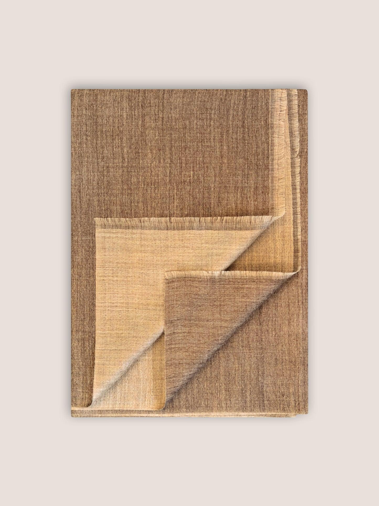 Double Essence - Cappuccino-Sand, 100% Kaschmir Schal