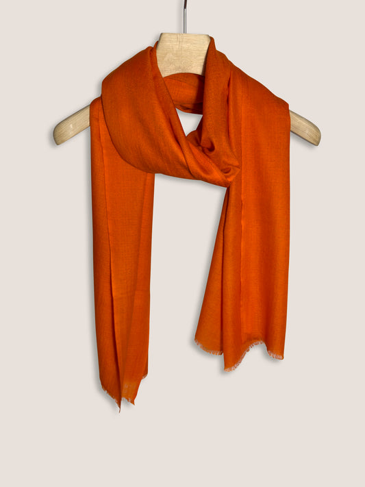 Essence of Color - Orange, 100% Feinstes Pashmina-Kaschmir